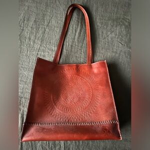 PATRICIA NASH LEATHER TOTE